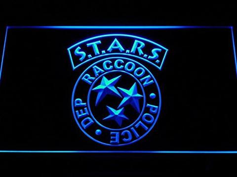 Biohazard Stars RPD Resident Evil LED Neon Sign